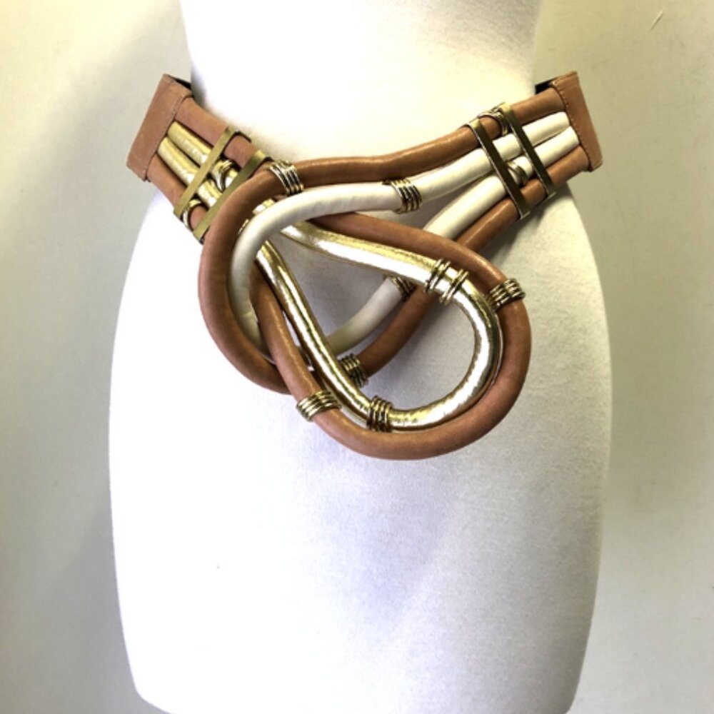 Raina Alicia Knotted Leather Belt